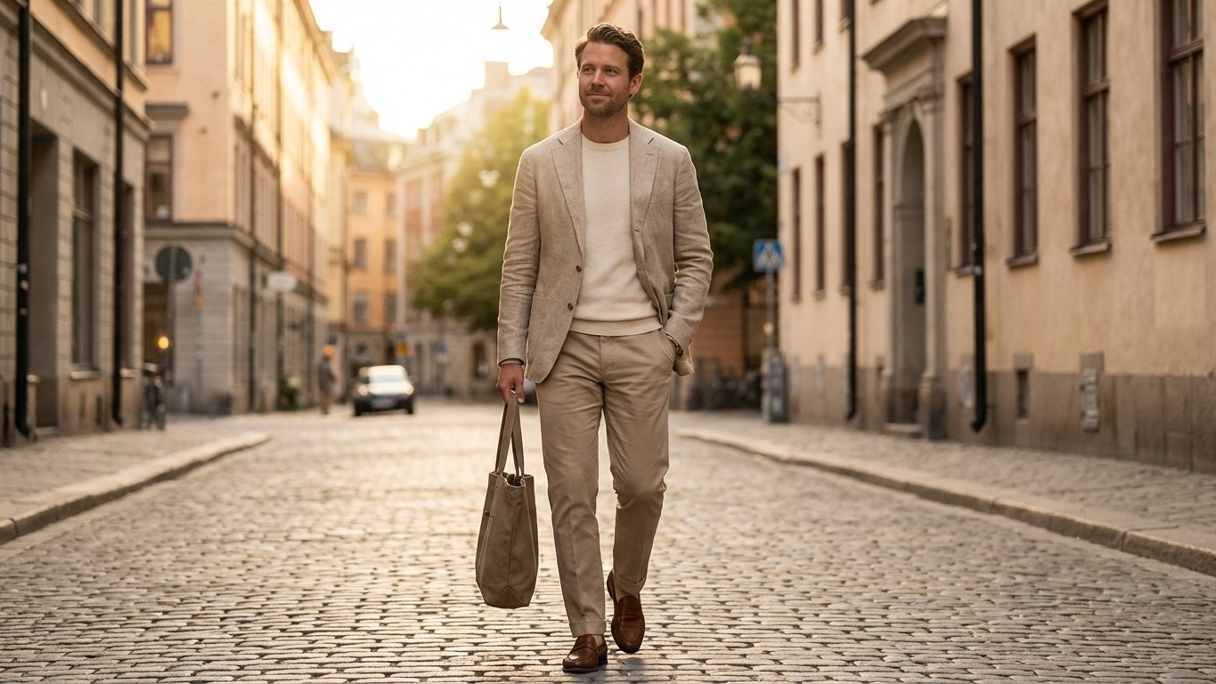 Le retour inattendu du beige dans la mode homme : comment porter cette couleur chic (et autrefois boudée) en 2026