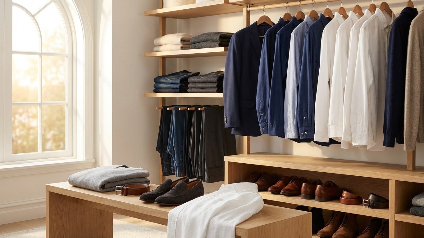 Les basiques d’une capsule wardrobe homme : la liste des indispensables