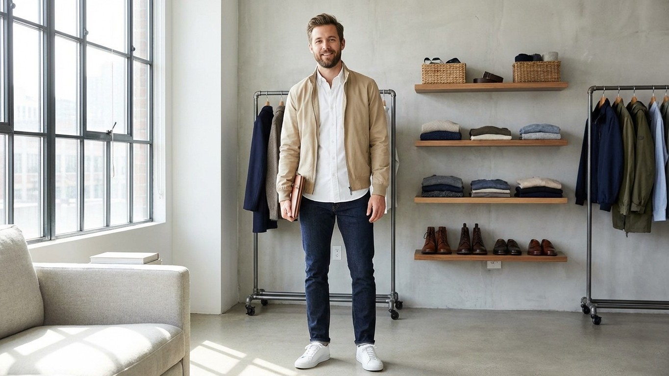 Capsule wardrobe homme : 10 tenues prêtes à porter (semaine type)