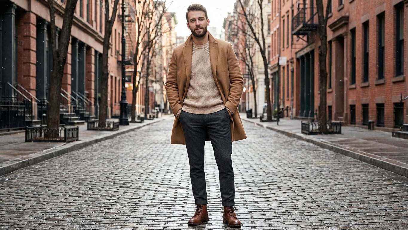 Capsule wardrobe homme hiver : superpositions, matières chaudes et pièces clés
