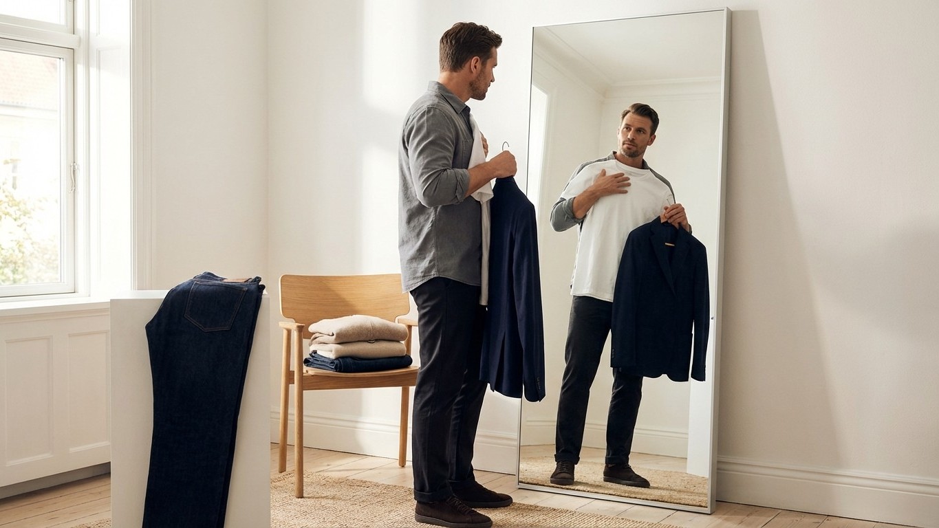 Capsule wardrobe homme : choisir les bonnes coupes selon ta morphologie