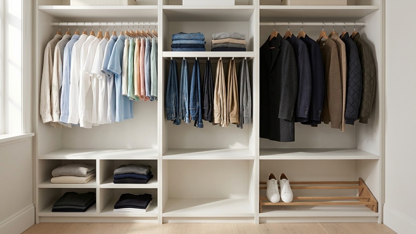Capsule wardrobe homme par saison : adapter tes basiques toute l’année