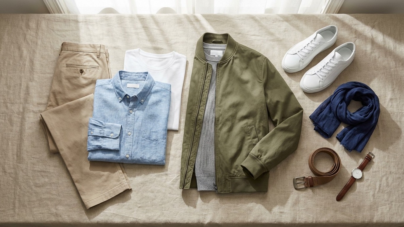 Capsule wardrobe homme printemps : respirant, modulable, facile à combiner