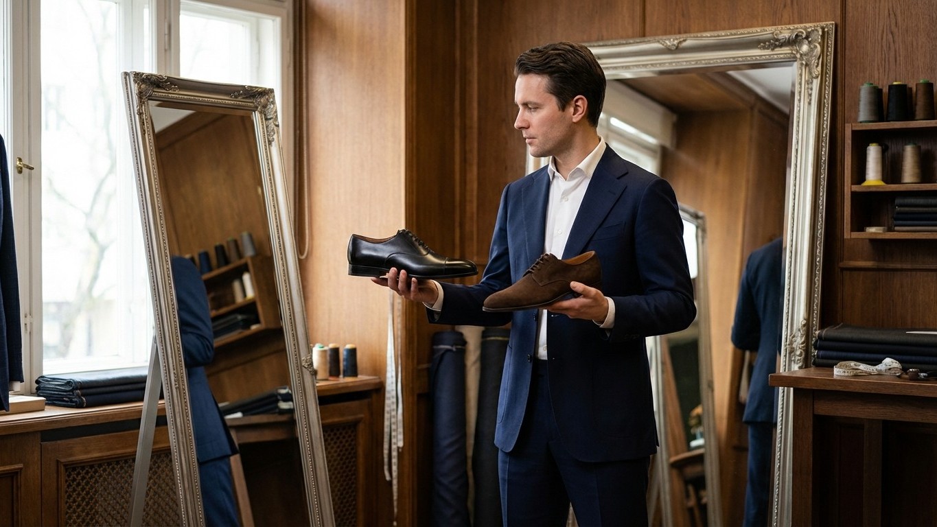 Je portais ces chaussures avec mon costume : un tailleur m'a révélé mon erreur