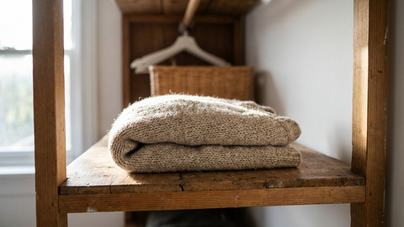 Mes pulls se déformaient : j'ai compris l'erreur que l'on fait tous avec nos cintres