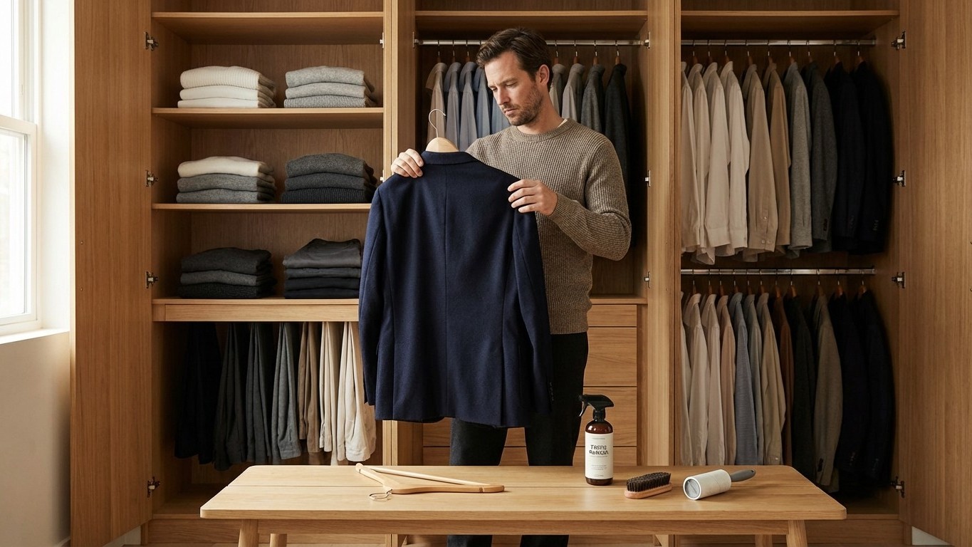 Organisation et entretien : faire durer ta capsule wardrobe homme