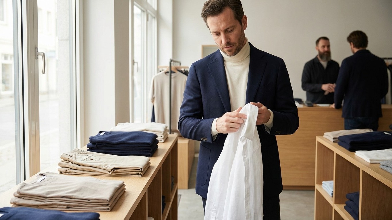 Où acheter des basiques pour une capsule wardrobe homme : boutiques et e-shops