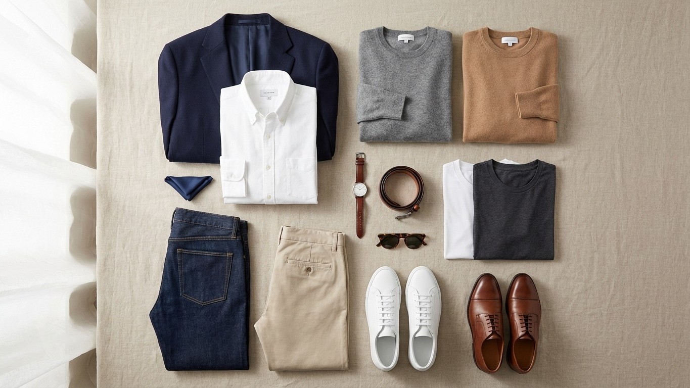 Acheter moins mais mieux : plan d’achat sur 12 mois pour construire ta capsule homme