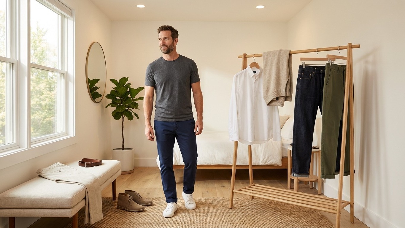 Faire plusieurs tenues avec peu de vêtements : la méthode de combinaison (homme)