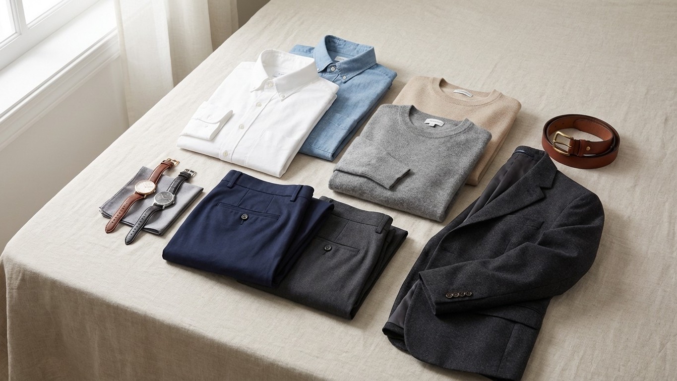 Tenues capsule wardrobe homme : idées de looks et formules faciles à reproduire