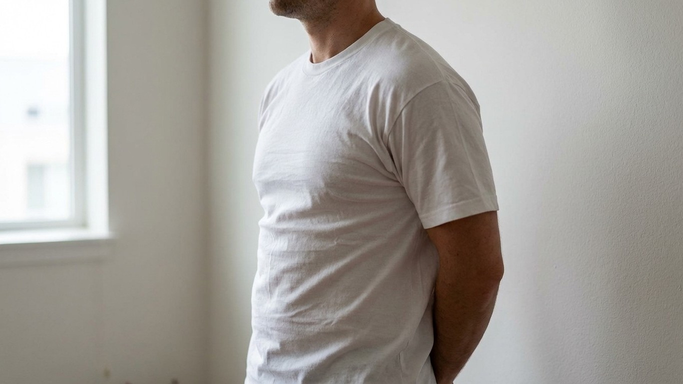 Ce pli horizontal sur votre t-shirt blanc n'a rien à voir avec votre ventre : c'est une erreur de taille