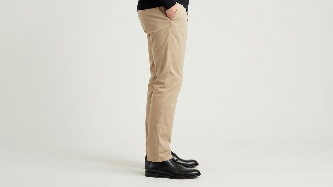 Vous portez des chaussures noires avec un pantalon beige ? Regardez ce que ça fait à vos jambes