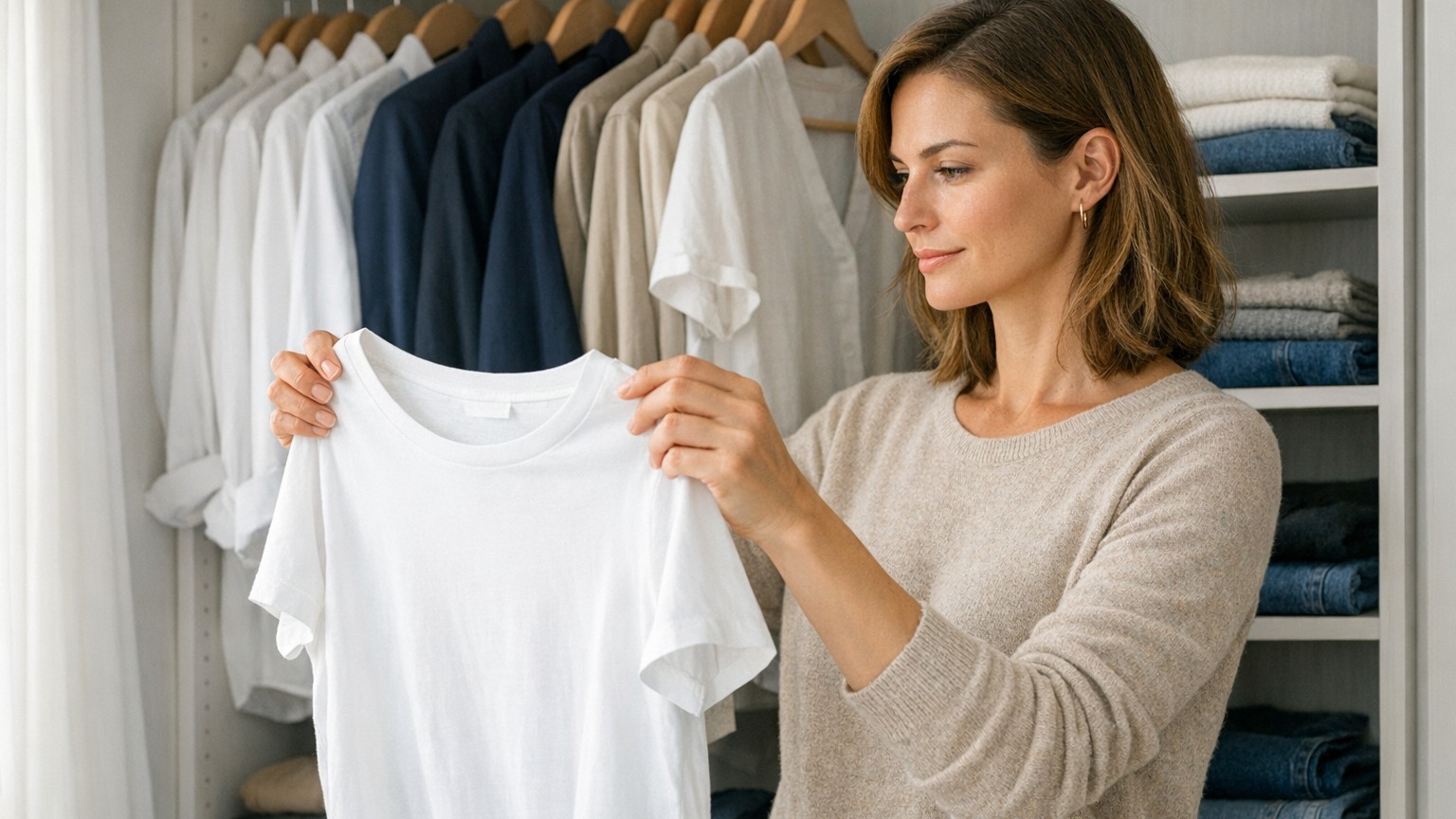 Je fonçais sur les soldes sans réfléchir : le jour où une styliste m'a montré ce qu'elle ne prend jamais et ce qu'elle ach...