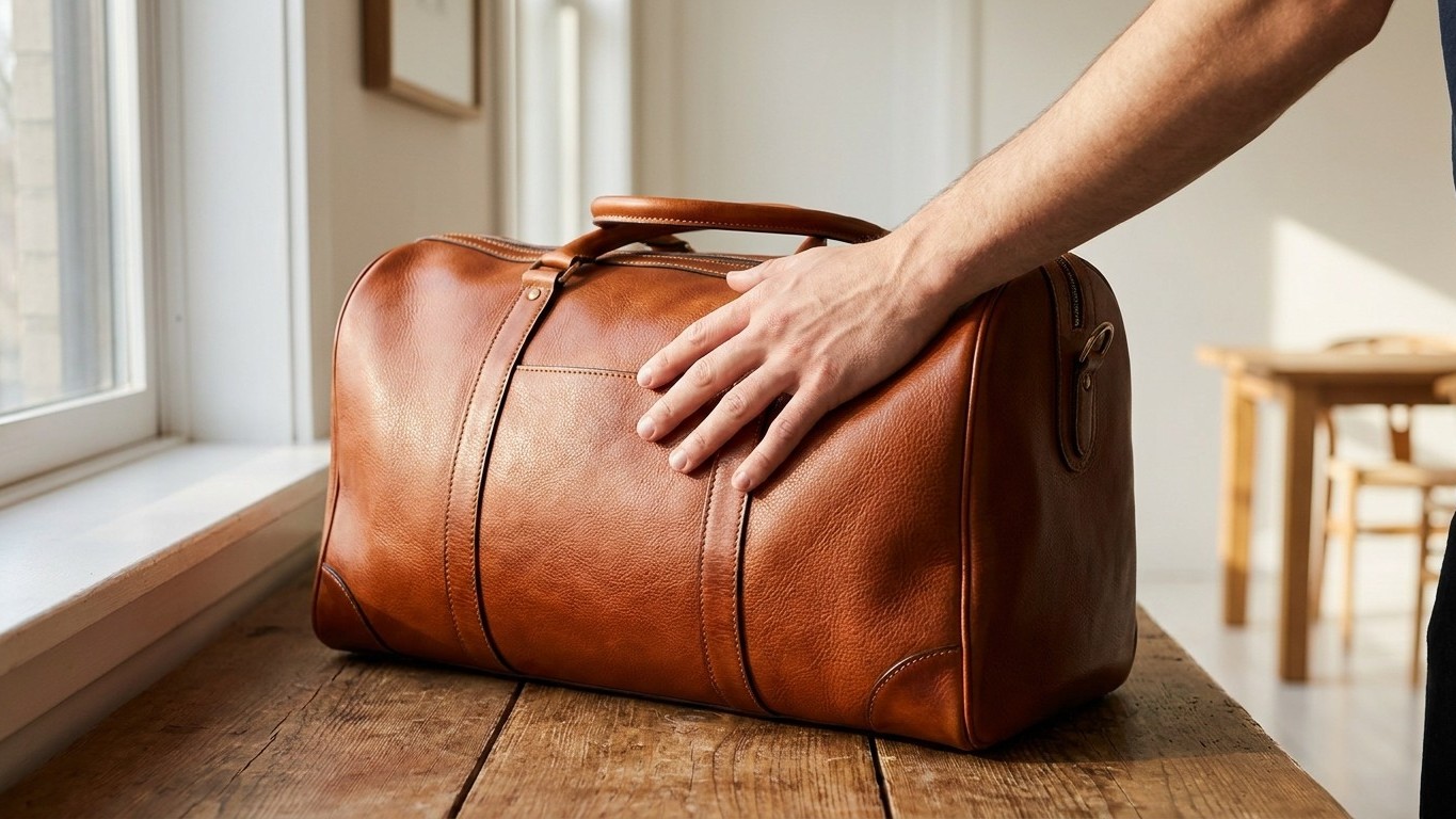 Je prenais n'importe quel sac pour mes week-ends depuis des années : le jour où un accessoiriste italien m'a montré son st...