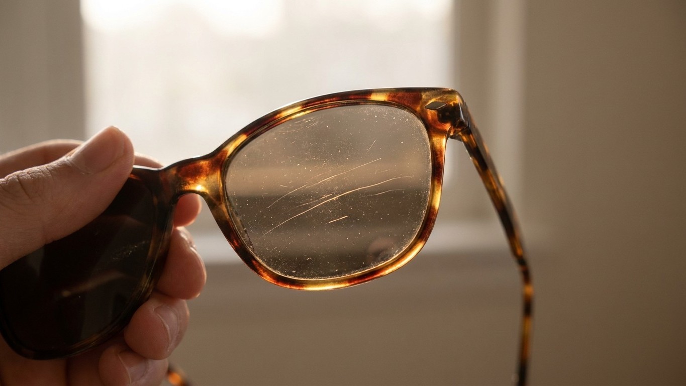 J'essuyais mes lunettes de soleil avec mon t-shirt comme tout le monde : le jour où j'ai regardé mes verres à la loupe, j'...