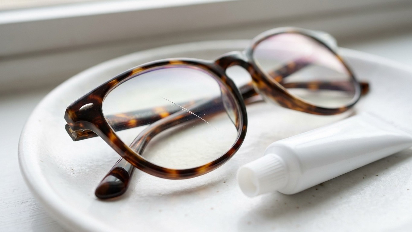 « Je pensais effacer une simple rayure » : pourquoi le dentifrice frotté sur des verres de lunettes peut les envoyer direc...