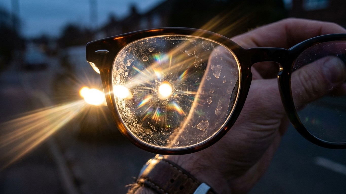 « Je pensais que l'eau claire ne laissait rien » : pourquoi des verres de lunettes séchés à l'air libre finissent par écla...