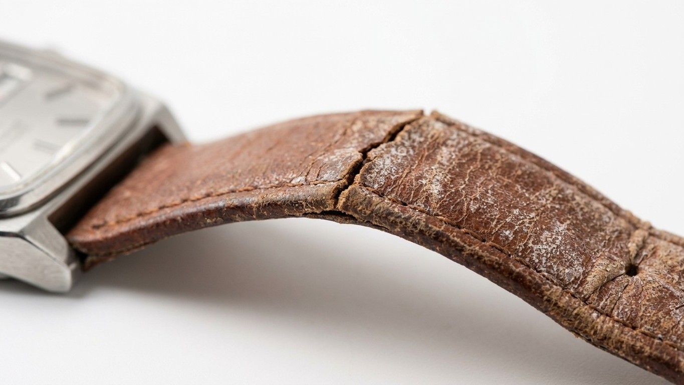 « Je pensais que le cuir séchait comme avant » : pourquoi votre bracelet de montre se fend toujours au même endroit après ...