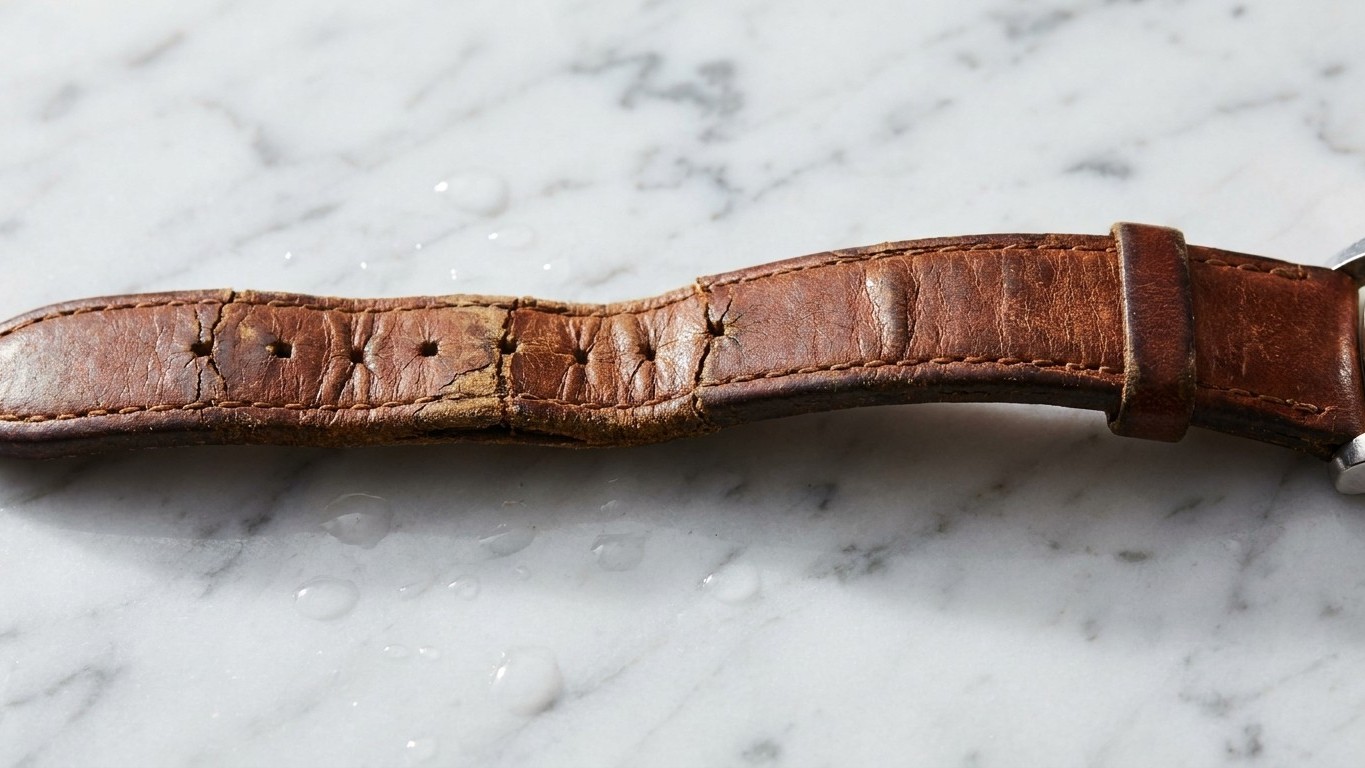 J'ai gardé mon bracelet de montre en cuir sous la douche chaque matin juste pour gagner du temps : au bout de quelques sem...