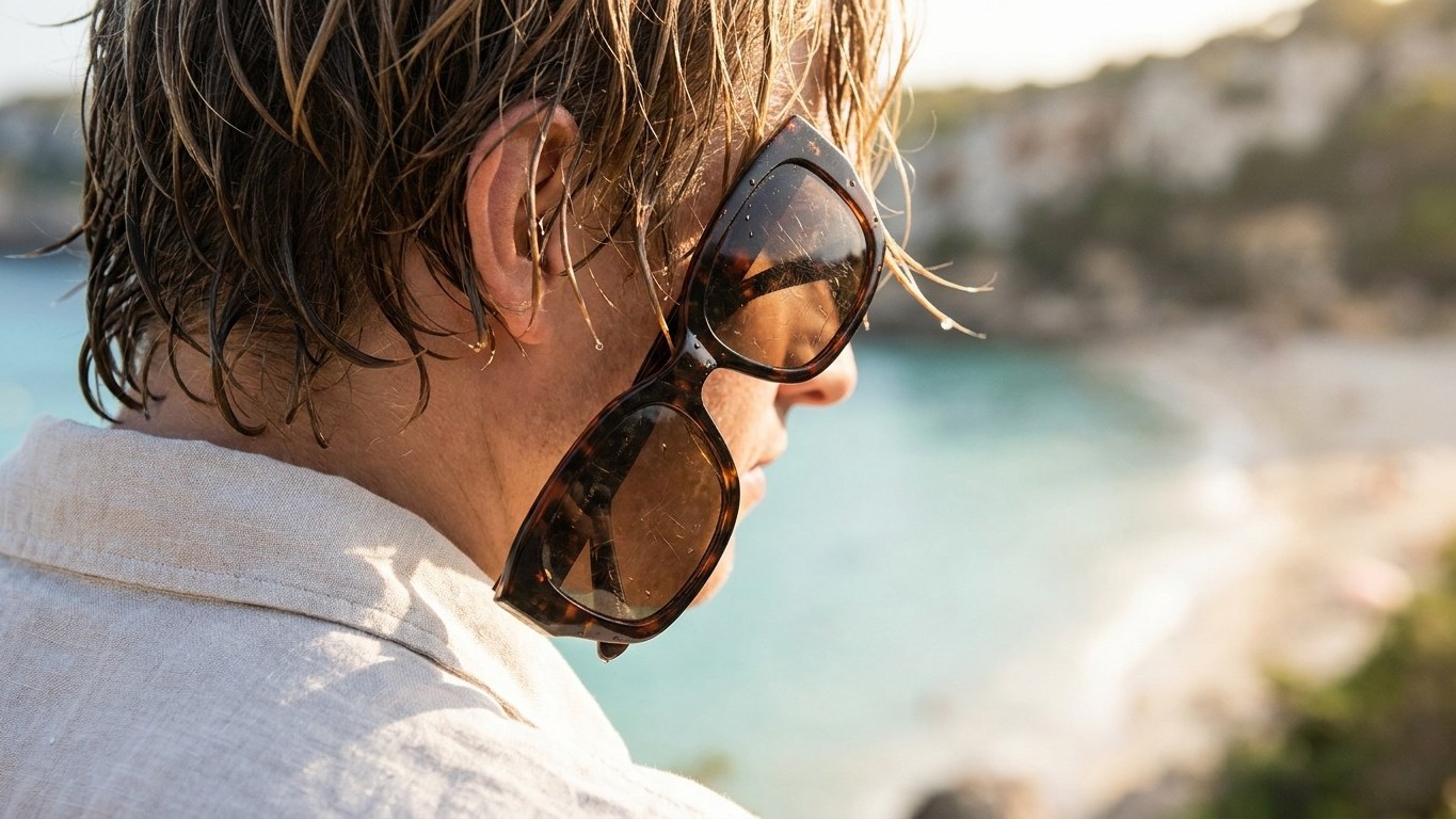 J'ai porté mes lunettes de soleil relevées sur le crâne tout l'été juste pour dégager mon regard : en septembre, elles ne ...