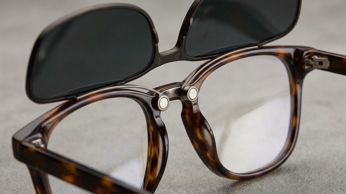 Mon opticien ne retire jamais un clip solaire en le tirant vers l'avant : ce qu'il fait à la place évite l'arc de rayures ...