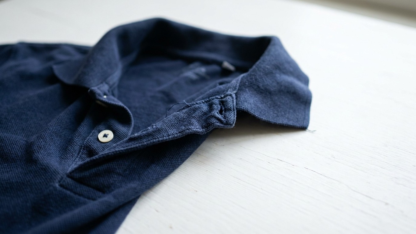 Si votre polo en maille piquée vrille et que le col ne retombe plus droit, ce n'est pas le sèche-linge : ce sont ces deux ...