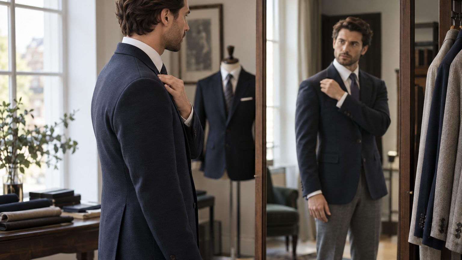 Je choisissais toujours des vestes à larges épaulettes pour me donner de la carrure : le jour où un tailleur m'a fait tour...