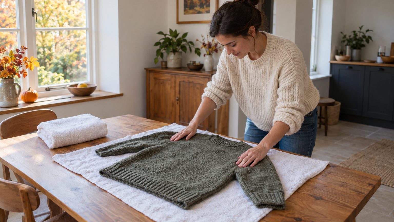 Je croyais que mon pull en laine se déformait aux épaules parce qu'il avait fait son temps : la retoucheuse m'a juste dema...