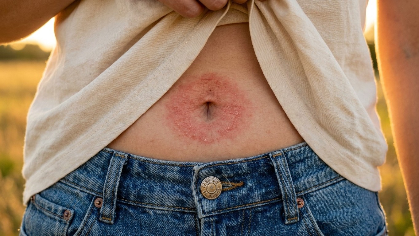« Je pensais que c'était le frottement de la ceinture » : pourquoi cette plaque ronde revient toujours autour du nombril d...