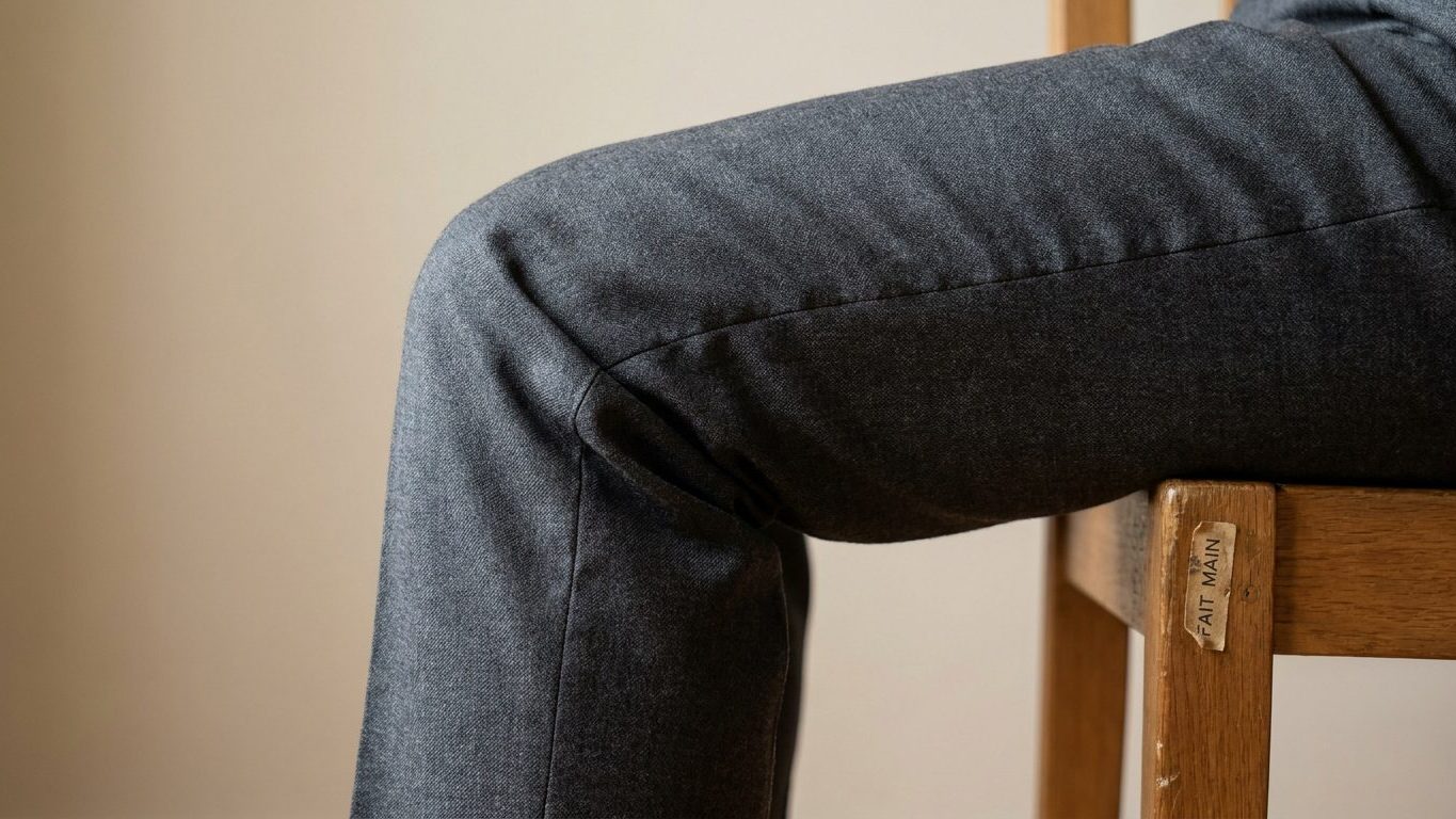 « Je pensais que mon costume était mal taillé » : pourquoi les genoux pochent dès que je le remets deux jours de suite
