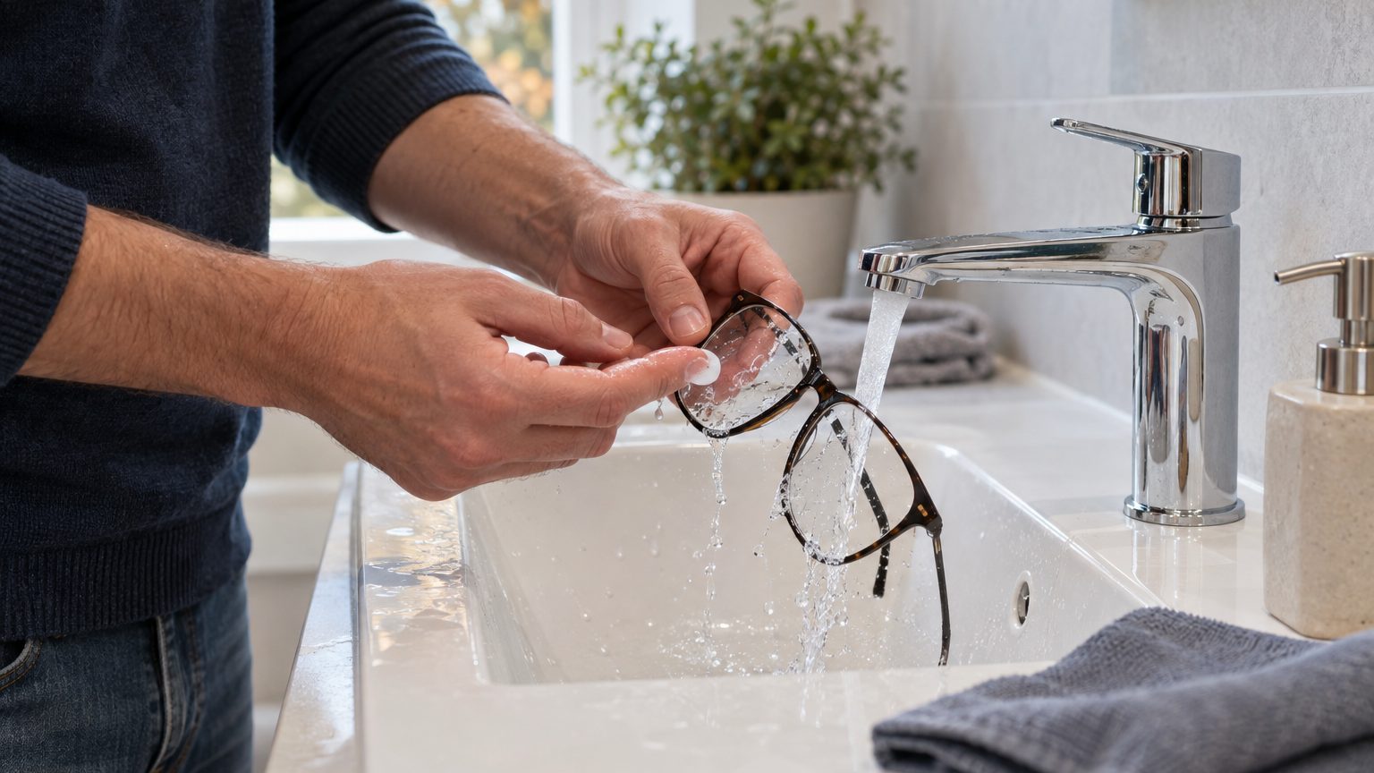 Les opticiens n'en peuvent plus de le répéter : ce flacon qu'on garde pour les fenêtres suffit à ruiner des verres de lune...