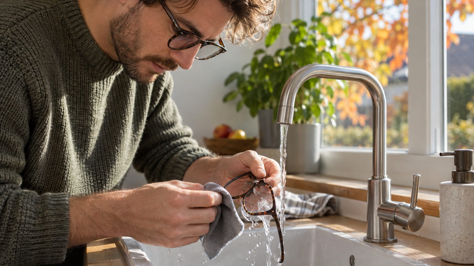 Si votre chiffonnette laisse des traînées grasses sur vos lunettes, ce n'est pas qu'elle est usée : c'est ce que vous vers...