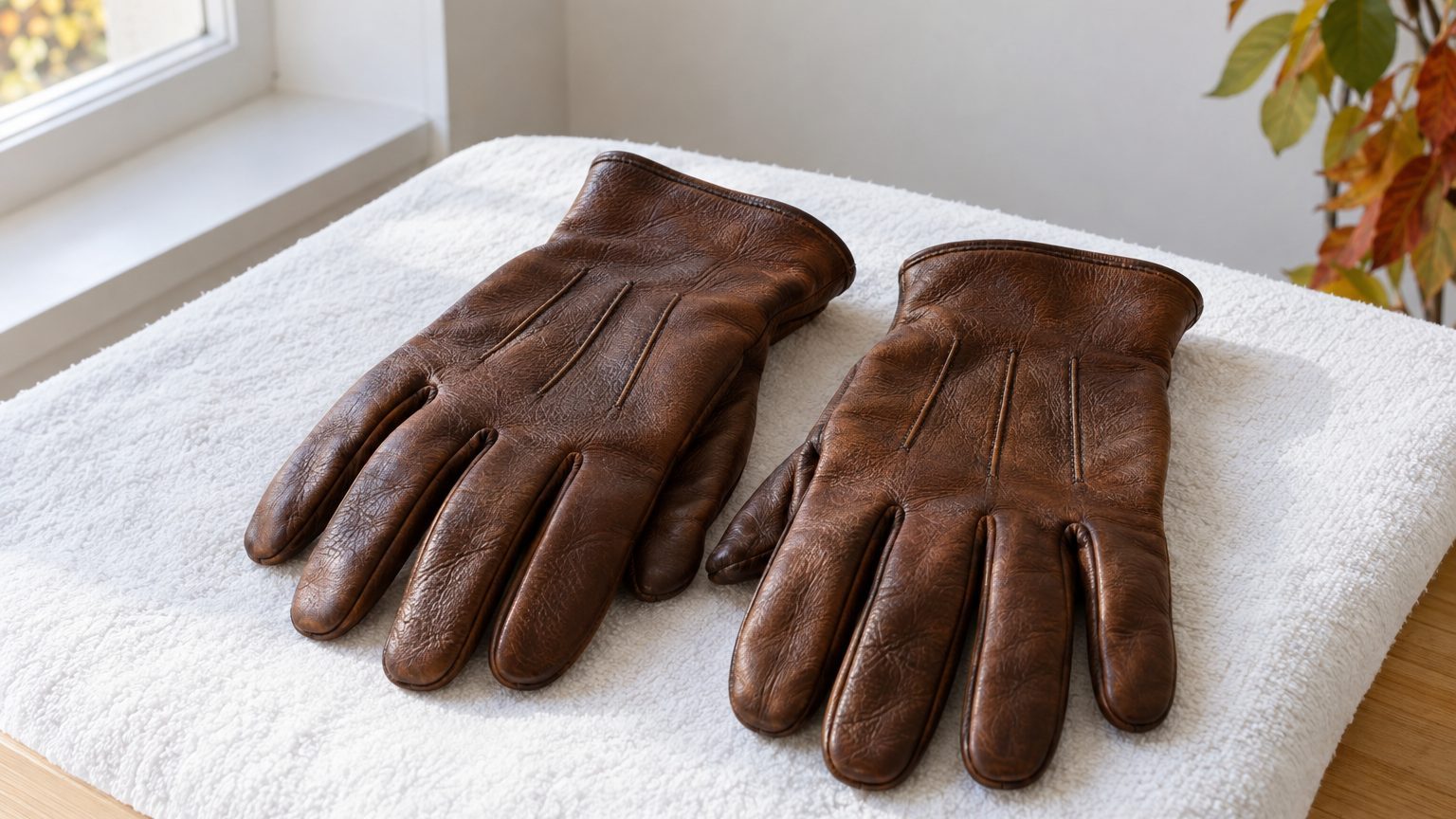 Tout le monde pose ses gants en cuir trempés sur le radiateur en rentrant de la pluie : chez un gantier, c'est la dernière...